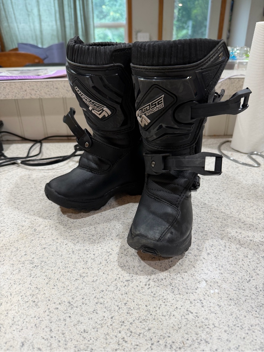 Kids MOOSE Racing Riding Boots size 11